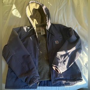 Women’s Carhartt Loose Fit Washed Duck Sherpa Jacket